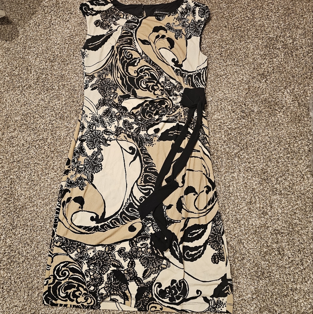 Black and tan dress